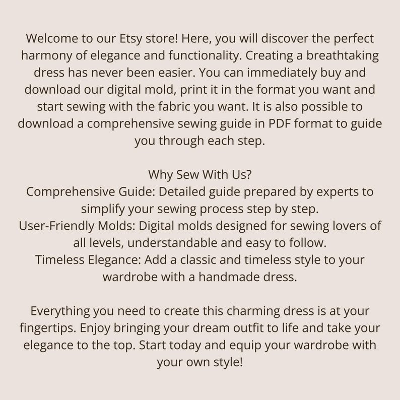 Cartmel Check Maxi Dress, PDF Sewing Pattern, Digital Sewing, Women Sewing Summer Dress, Suitable For Us Letter-A4-A0 Format image 5