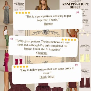 Cartmel Check Maxi Dress, PDF Sewing Pattern, Digital Sewing, Women Sewing Summer Dress, Suitable For Us Letter-A4-A0 Format image 8
