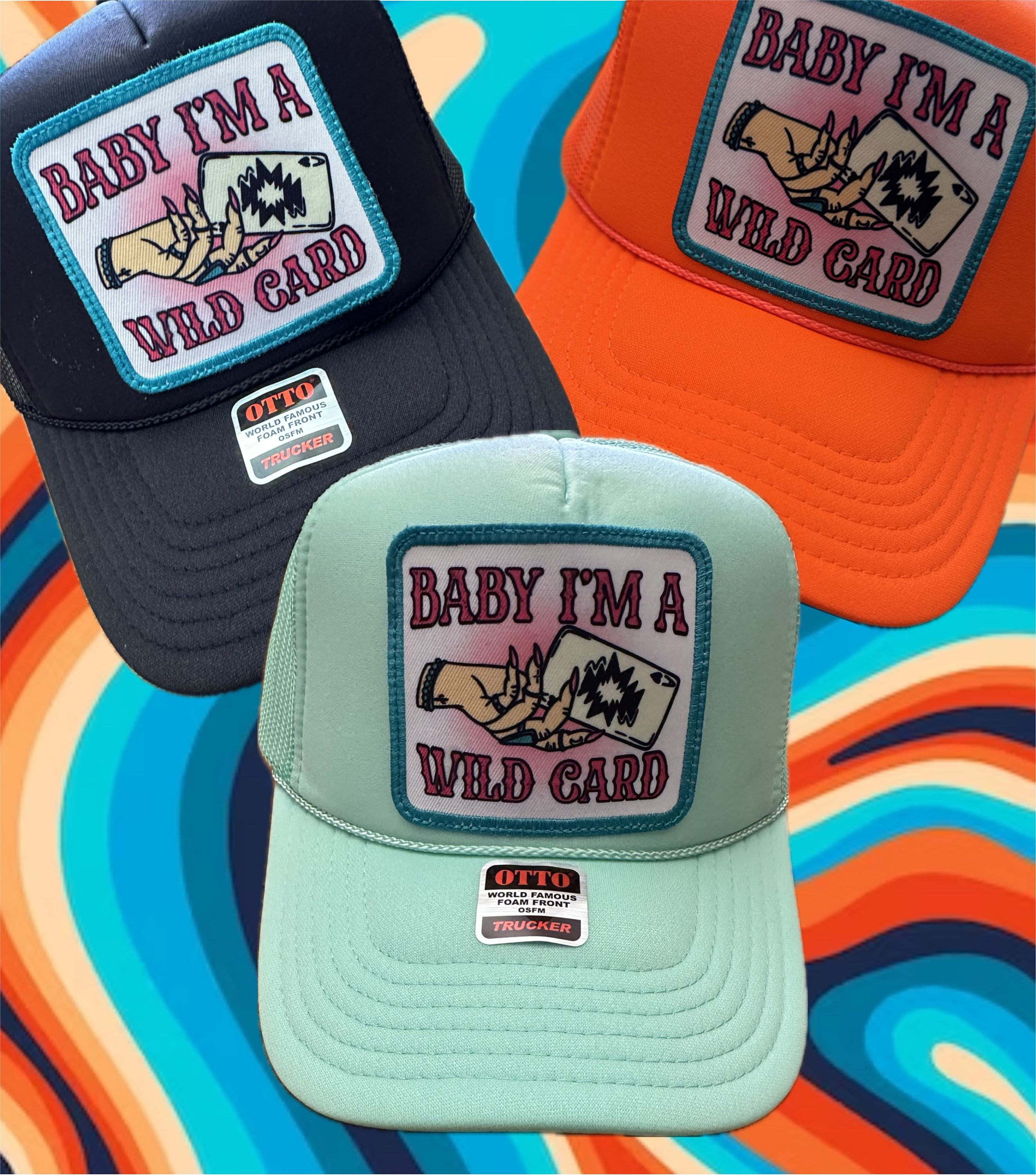 Wildcard Cowgirl Trucker Hat Baby I main image 4