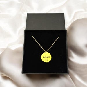 Personalizowany naszyjnik ze stali chirurgicznej, wzór do wyboru - pomysł na prezent dla kobiet