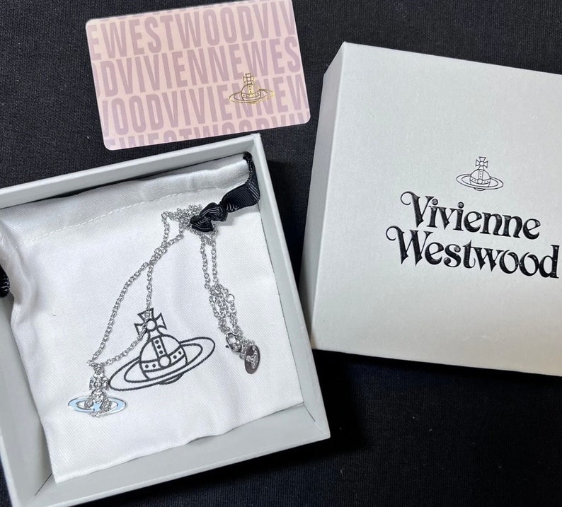 Vivienne Westwood Y2K Shooting Star Blue Crystal Necklace267 - Etsy