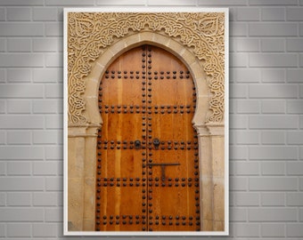 Morocco Door Wall, Moroccan wall art, Moroccan Architecture Wall Decor, Door Wall Art, Boho Wall Art, Printable Door Print, Travel Print