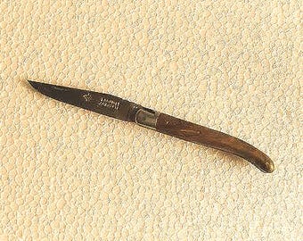 Antique LAGUIOLE Arbalète G.David folding knife, handcrafted, vintage 1950, stainless steel, collection, gift, hiking, camping, cooking