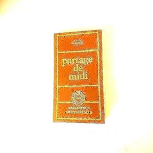 Paul CLAUDEL „Partage de Midi“-Buchsammlungsversion für die Vintage-Bühne 1977 France Gallimard Edition, Sammlung, Geschenk