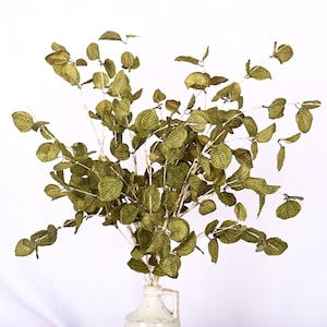 24&quot;  eucalyptus dried flowers branch bunch wedding（6pcs）