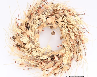 Front door Berry wreath Door wreath 24&quot; Every day spring white  Wreath Wedding Housewarming Gift -Gift Ideas