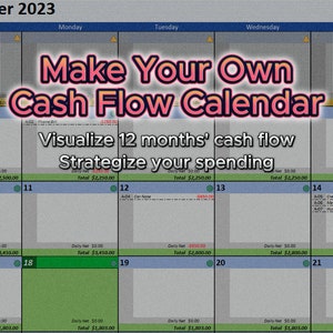 Cash Flow Calendar