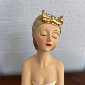 Retro Bathing Beauty Doll-Vintage Beach Girl Figurine-Swimsuit Model Statue Collection-Personalized Gift