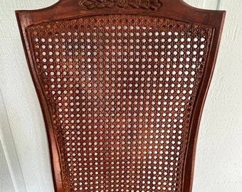 Rare Find Brand Basic Witz Cane Back Chair-Antique Dining Chair-Danish Style MCM Side Chair-Stylish Design Vintage Dining Furniture