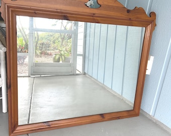 Ethan Allen Victorian Carved Maple Arched Wall Mirror - Etsy