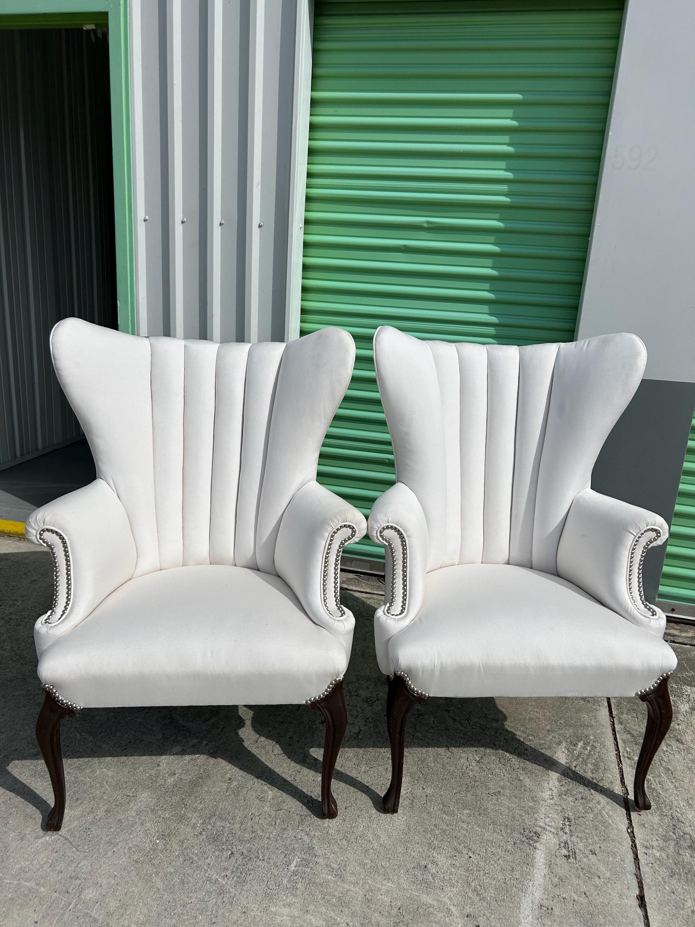Ethan Allen Wing Back Chair - Etsy