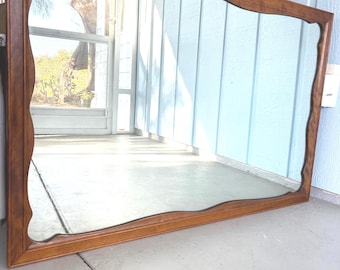 ETHAN ALLEN イーセンアーレン USA ウォールミラー 大型 鏡 Vintage Ethan Allen Mirror/xl Entry Mirror/art Nouveau Style Wall
