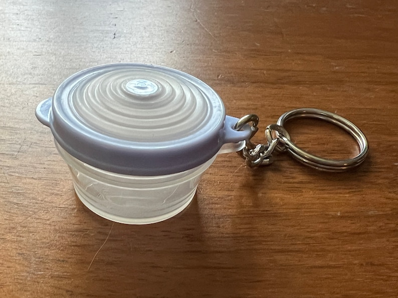 Miniature Tupperware Keychain Etsy