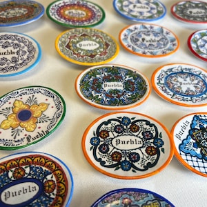 Vintage Mexican Art Magnet, Fridge Magnet, Decorative Plate Magnet, Pueblo Mexico Magnet, Mexico Magnet, Mexico Miniature, Mystery Pick
