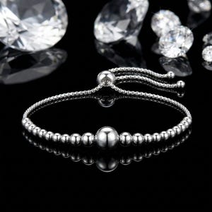 Bracelet String of Beads Slider Fitted Just for Her, Unique, Elegant, and Crafted for Lasting Impressions Adjustable Bracelet image 5