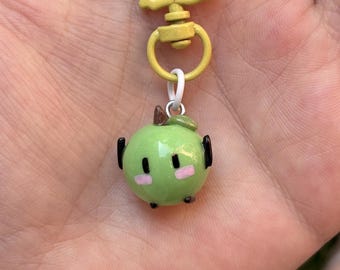 Stardew Valley Junimo Clay Keychain: Handmade Gamer Charm