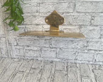 Moroccan  Solid Brass Wall Bathroom Shelf - Moroccan Handmade Bathroom Shelf.