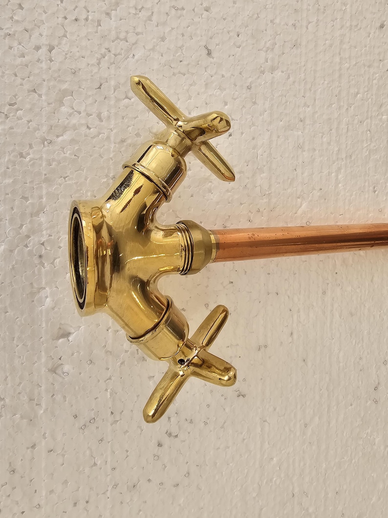 Antique Brass Vanity Faucet - Copper Faucet Taps - Solid Brass Kitchen Tap - Copper Finish Bathroom Faucet Kitchen Sink Faucet