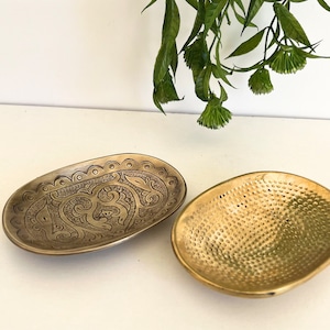 Handcrafted Soap Holder - Moroccan Solid Brass Soap Dish - soap plaid manually - Moroccan Solid Brass Soap Dish.