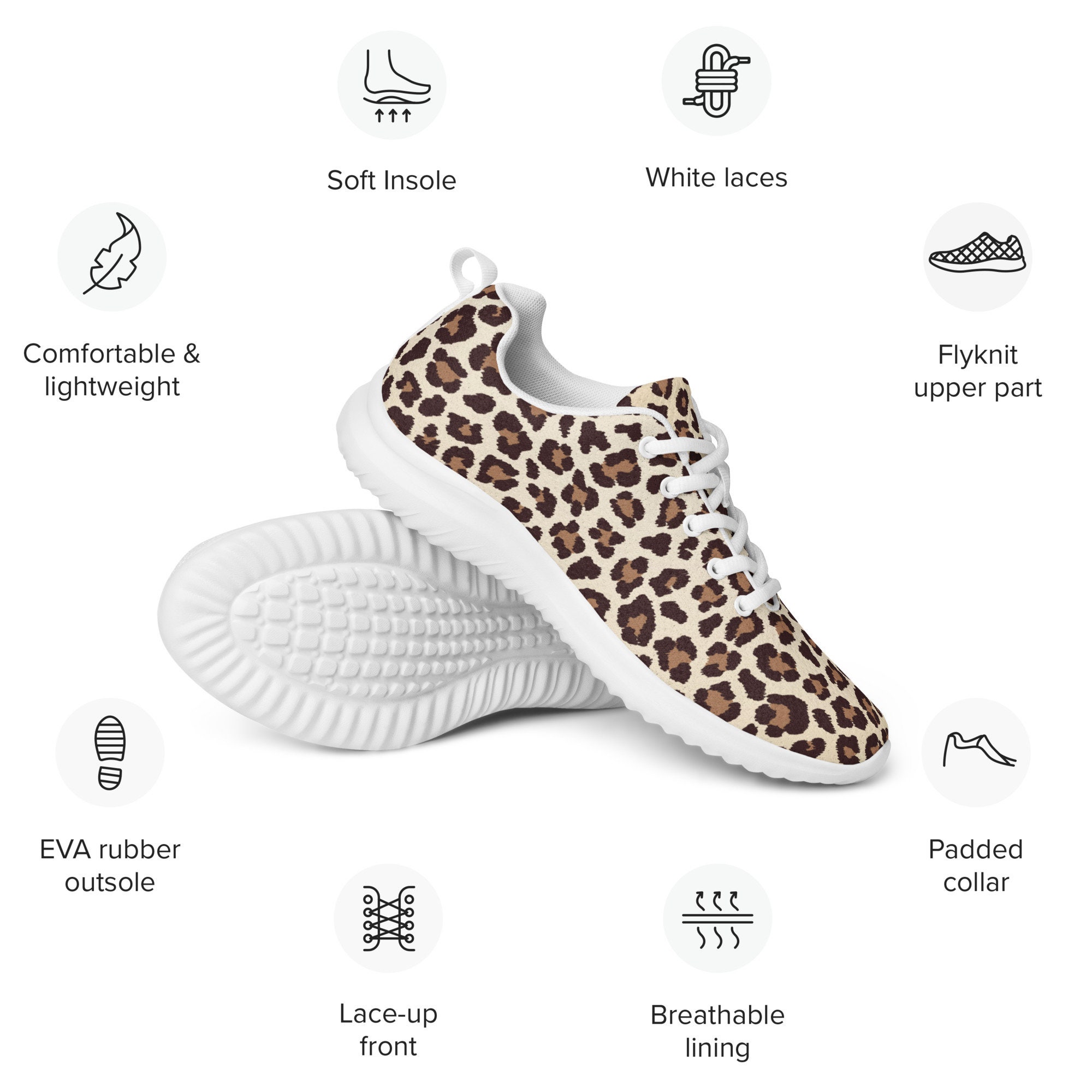 leopard print athletic shoes
