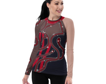 Inspired Snake long sleeve TOP ONLY costume CREAM skin tone Costumes tour snake outfit