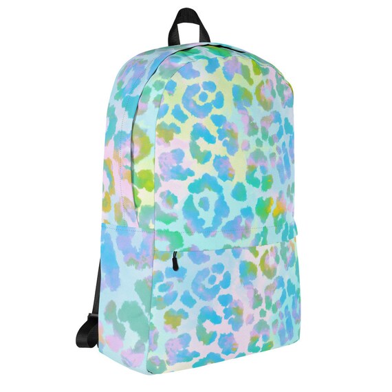 STATE Pastel Leopard Backpack Pink Leopard Backpack, Animal Print Cheetah Men Women Kids  main image 3