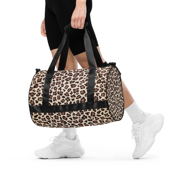 Leopard Gym Bag Etsy