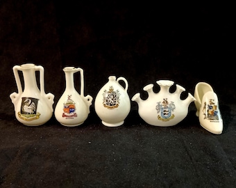 Made In England Souvenir Ware - Fine Crafted Porcelain - Hand Painted - English Collectables - Vintage Fine China