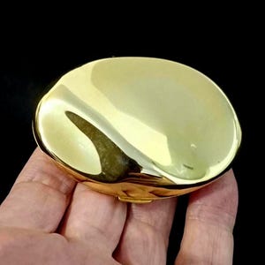8 cm Compact Powder Estee Lauder &quot;Golden Touchstone&quot; Vintage.