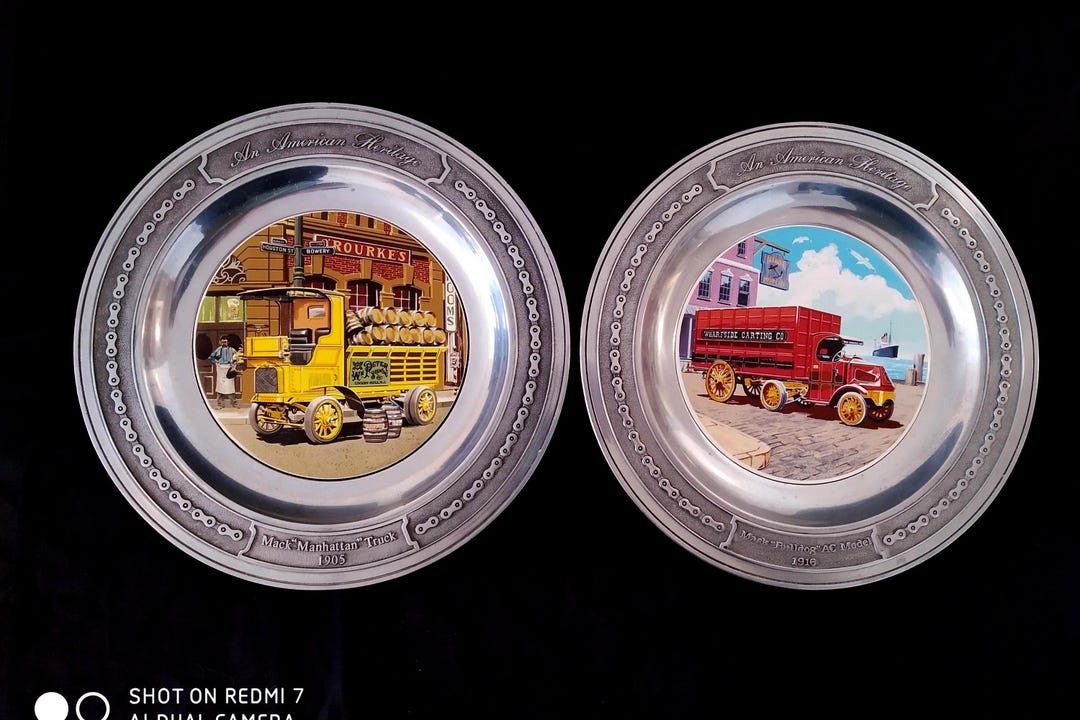 27cm 2 Pewter 1905 Mack Manhattan Truck and Mack Trucks Limited Ed