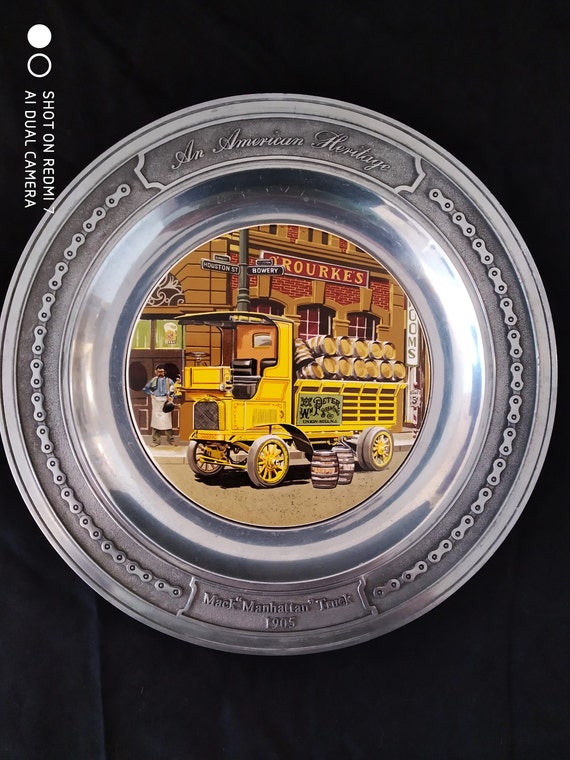 27cm 2 Pewter 1905 Mack Manhattan Truck and Mack Trucks Limited Ed