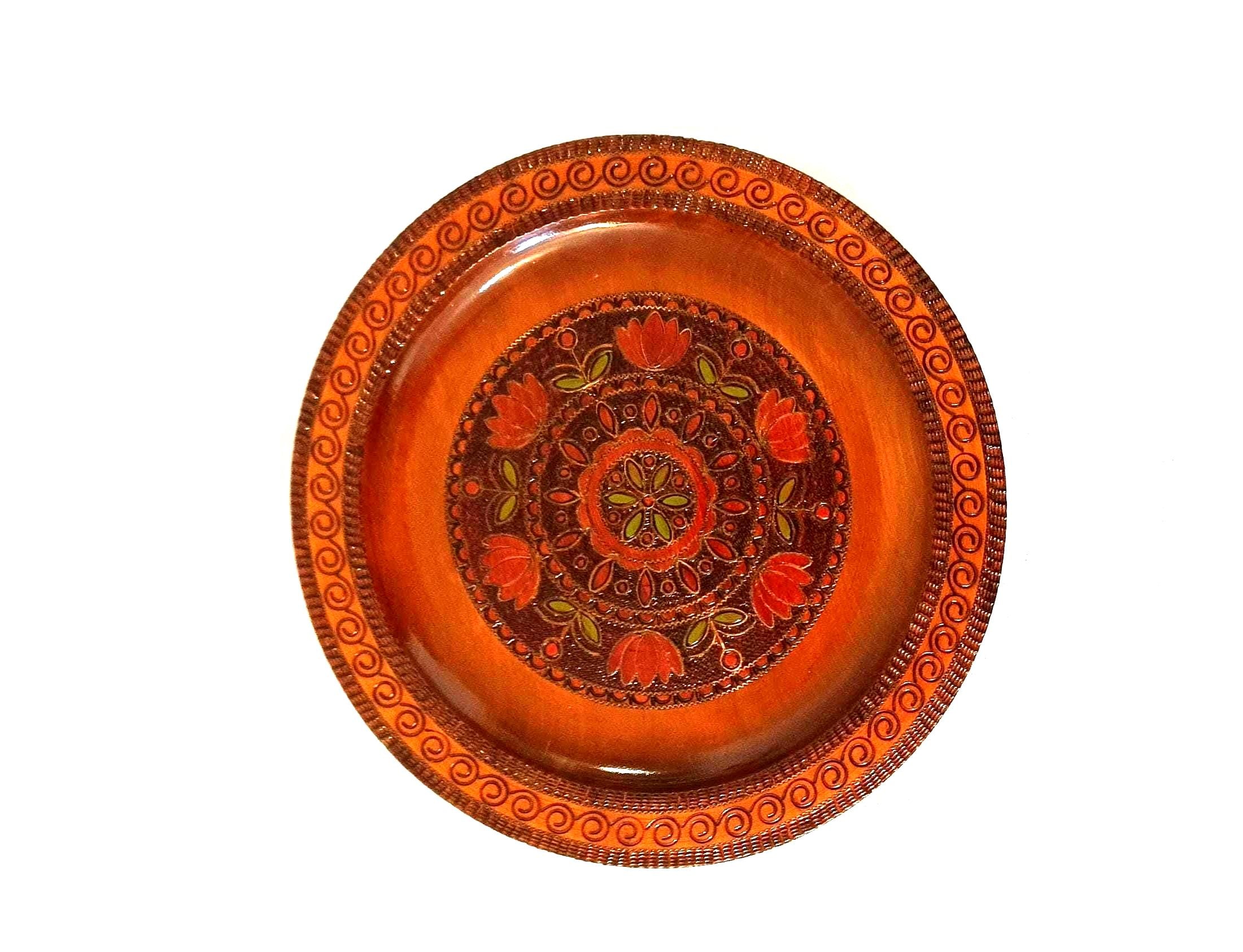 Romanian wood plate - Etsy 日本