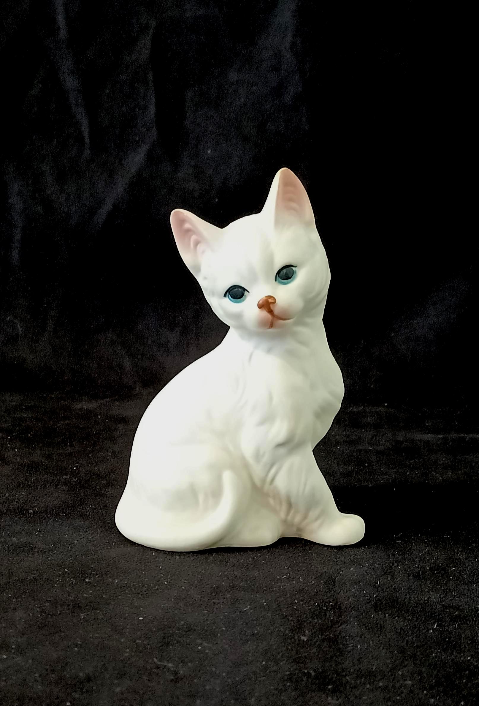 BESWICK ENGLAND白猫親子陶器置物 セット Beswick white cat - Etsy 日本