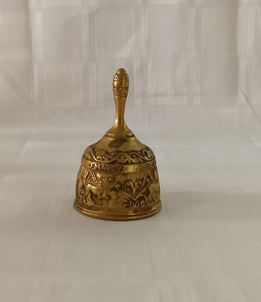 9.5 Cm Church Brass Bell Table Bell Jesus Apostles Matthew Johannes ...