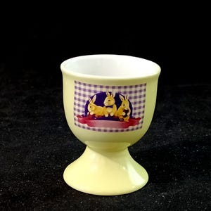 Vintage Laura Secord äggkopp, påskhare