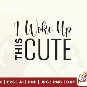 Obudziłam się z tym słodkim svg, Baby svg, Baby Girl svg, Girl Saying svg, newborn svg, newborn baby sv, Cute baby svg, pliki do cricut, do druku