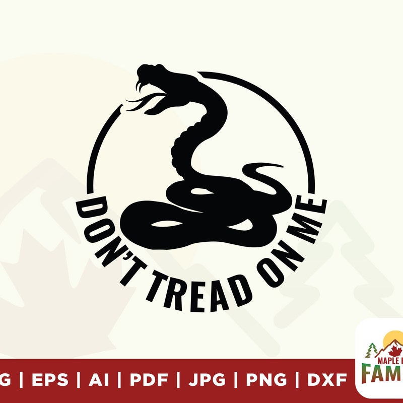 Dont Tread on Me Svg - Etsy
