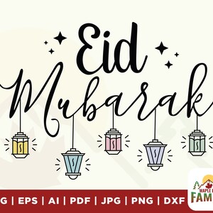 Eid Mubarak SVG, Eid Mubarak Cake Topper SVG, Lal teen svg, Eid Mubarak Decoration, Eid Decor SVG, Eid svg, cut files, Silhouette, Cricut