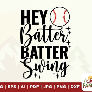 Hey Batter Batter Swing svg, Screen print transfer, ready to press, ready to ship, baseball, softball, ball mom, Files for cricut