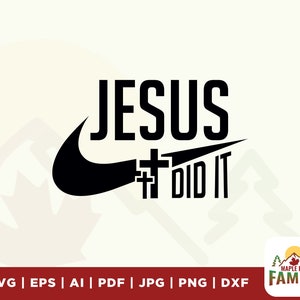 Jésus l'a fait svg, svg chrétien, Jésus, svg religieux, foi svg, croix svg, svg de Pâques, croix svg, svg ressuscité, cricut, sublimation