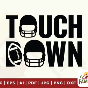Touchdown Svg, Game Day Svg, Football Season Svg, College Football svg, Sublimation png, Files for Cricut, instant download, sublimation