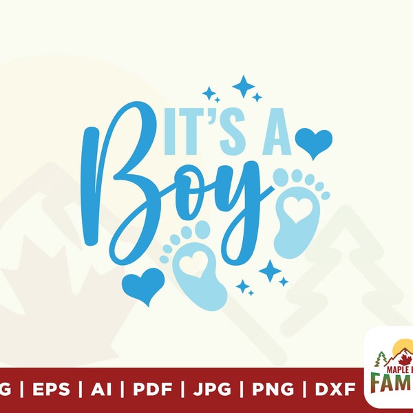 It's A Boy Svg, Pregnancy Announcement Svg, Baby Boy Svg, Gender Reveal Svg, Onesie Svg, kids svg, neborn baby svg, vinyl, files for cricut