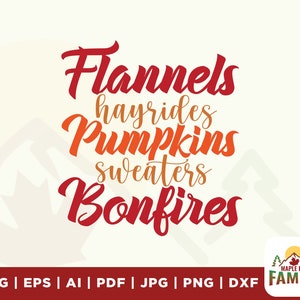 Flannels Hayrides Pumpkins svg, Halloween svg, Vintage svg, Sublimation png, thanksgiving svg, Autumn svg, Thanksgiving, files for cricut