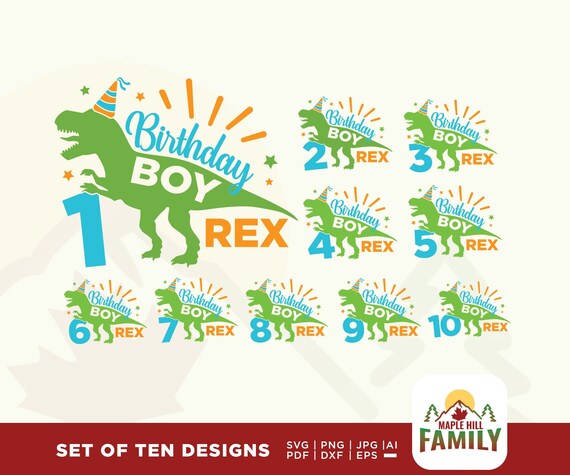 Kids Dinosaur 3rd Birthday T-Shirt Three Rex Bday Boy Party Tee Kids Dinosaur 3rd Birthday T-Shirt Three Rex Bday Boy Party Tee