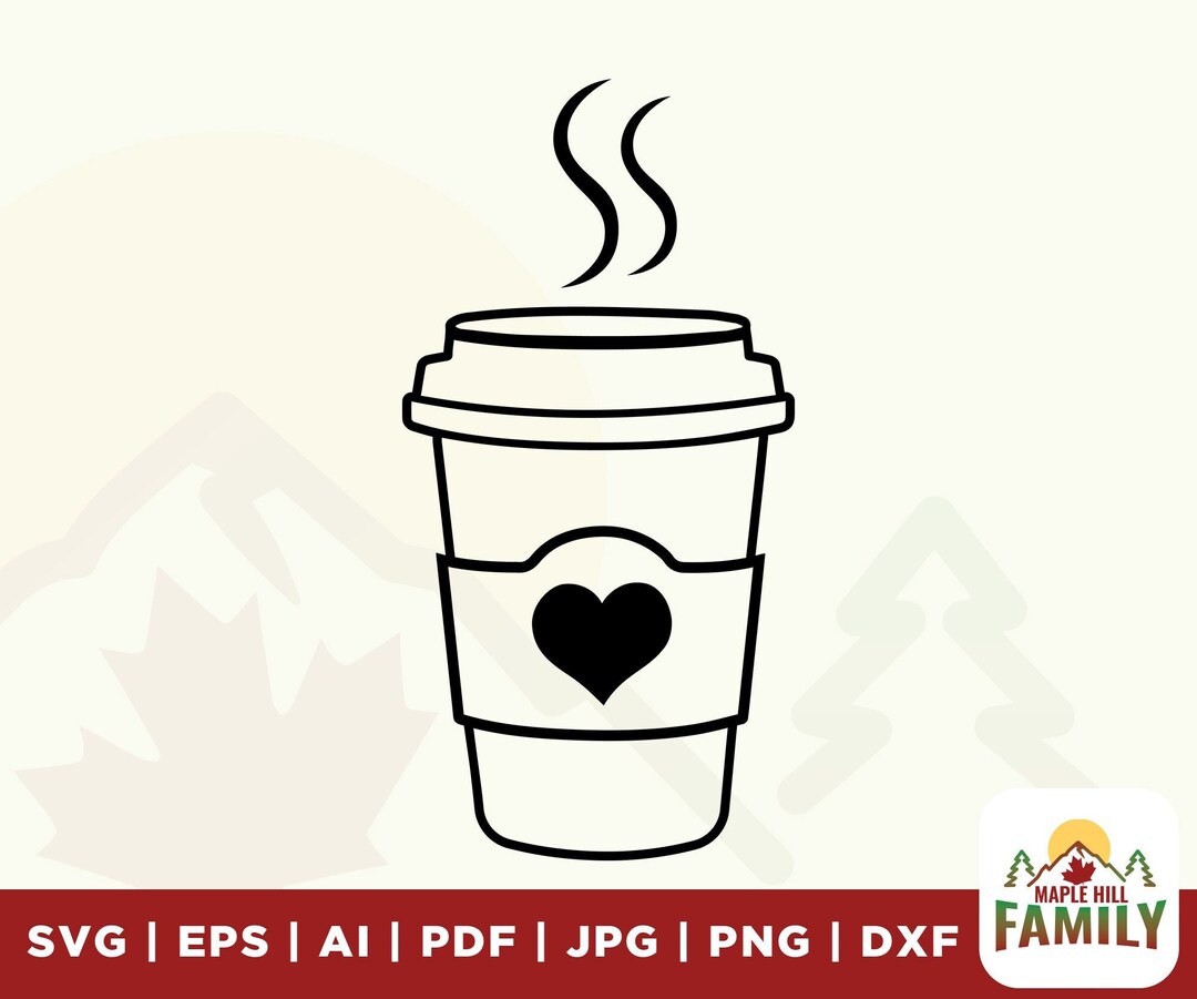 Coffee Cup SVG, Coffee Svg, Coffee to Go, Svg Design, Latte, Take Away