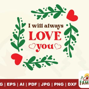 Siempre te amaré SVG, San Valentín SVG, Memorial Cardenal SVG, Memorial SVG, Cardenal SVG, Siempre contigo SVG, Recuerdo SVG