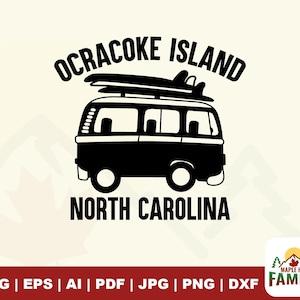 Orcacoke island svg, north carolina svg, Cocoa Beach svg, sublimation png, massachusetts svg, Digital Clipart, Beach svg art, files.