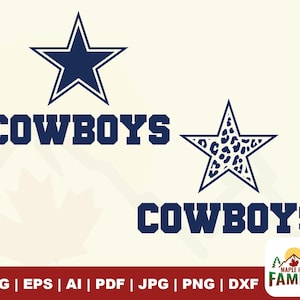 Cowboys svg, Jungen svg, Vektordatei, Cowboys Stern, Leopardenmuster, Leopardenmuster Anfang, Cut Files, Dateien für Cricut, Vinyl Instant Download