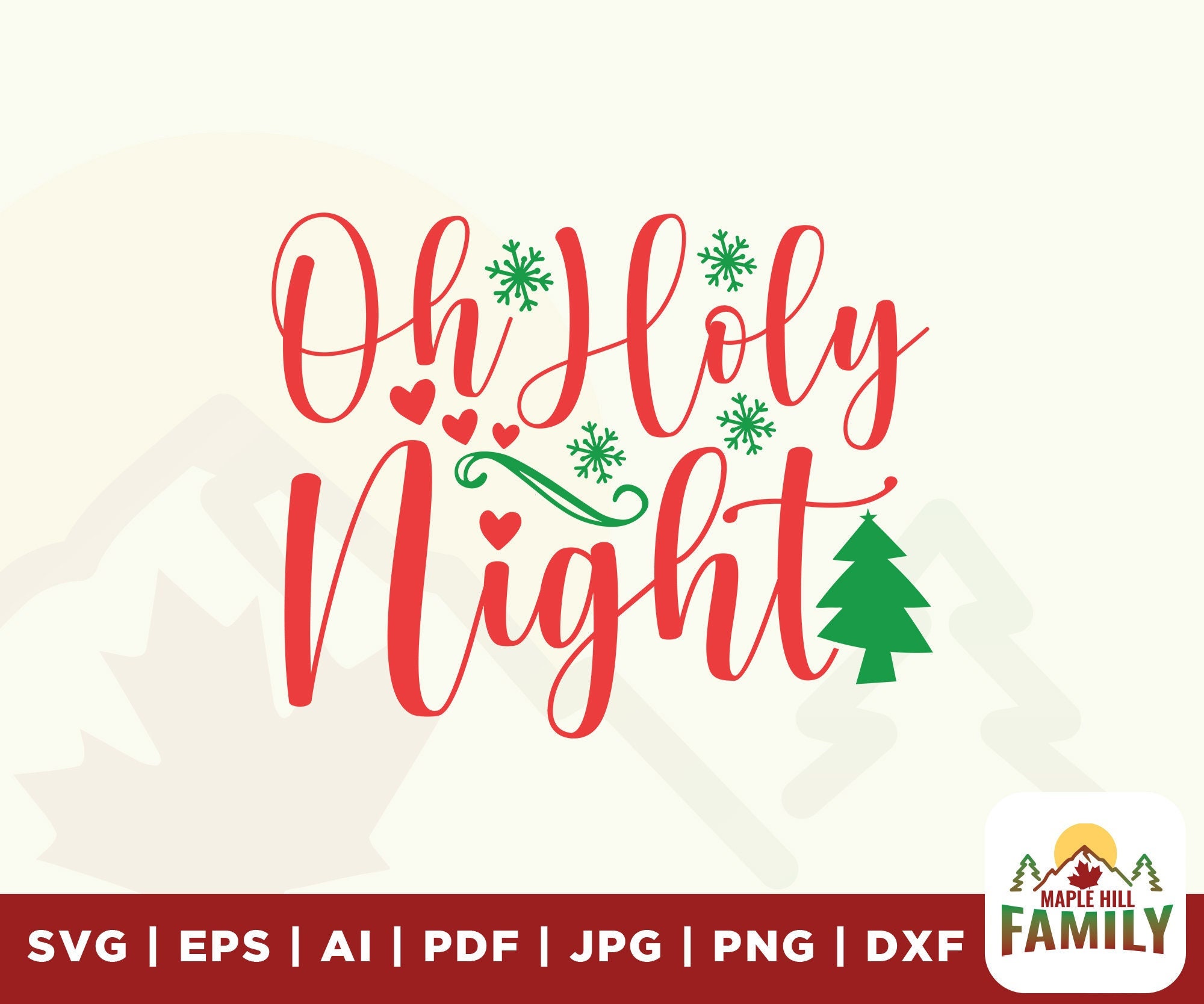 O Holy Night PNG - Nativity Oh Holy Night Sublimation - Digital Downlo –  Lottie Dotties LLC