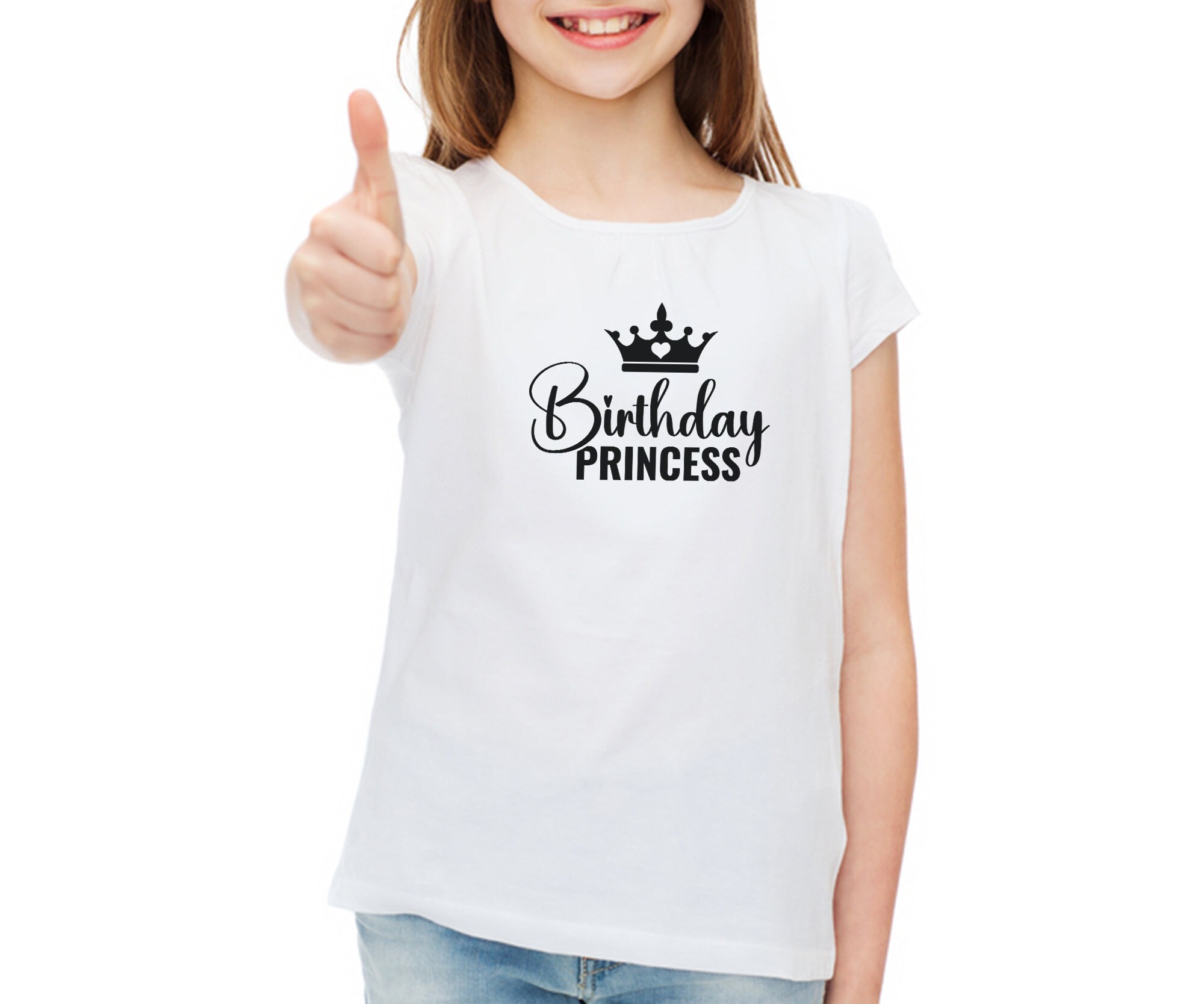 Birthday Princess SVG Instant Digital Download Birthday Svg - Etsy